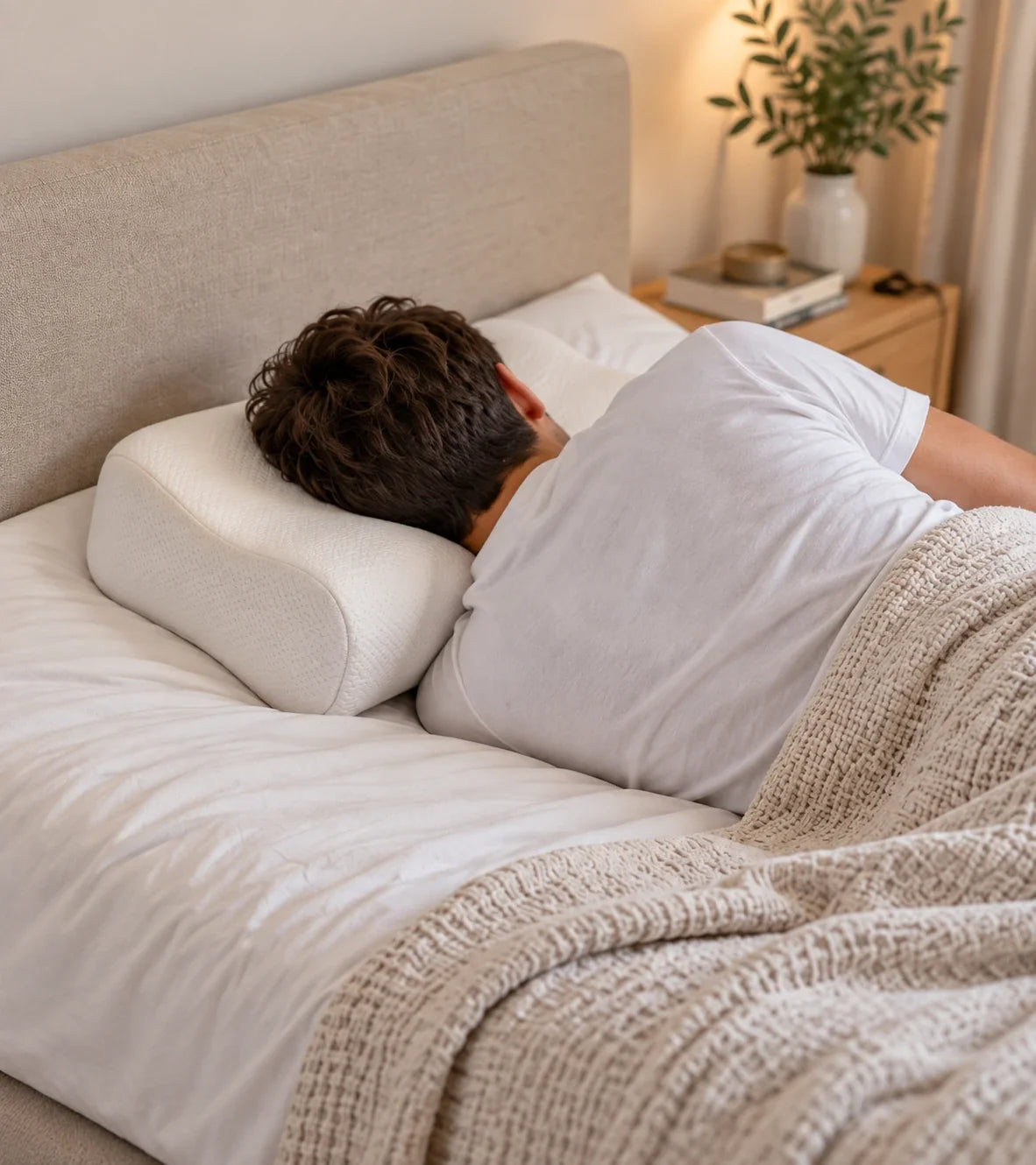Oreiller cervical : sur le dos ou sur le côté, lequel choisir ?