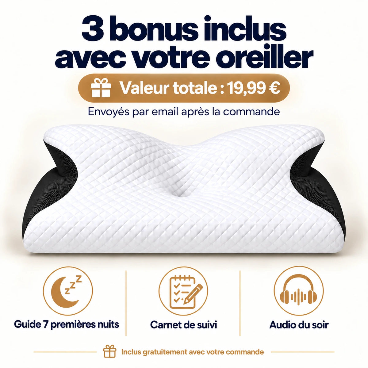 Oreiller Cervical Lunara – Mémoire de Forme