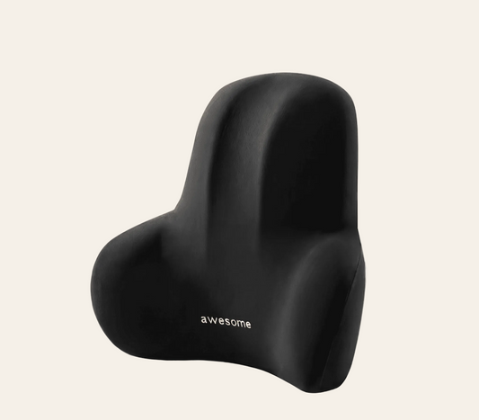 Coussin lombaire Lunara mémoire de forme — soutien dos ergonomique télétravail