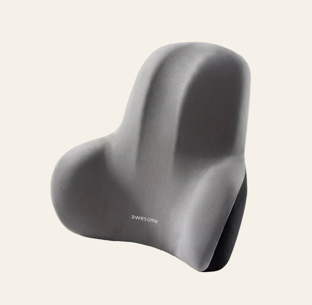 Coussin lombaire Lunara usage quotidien — bureau, voiture, canapé, soutien constant