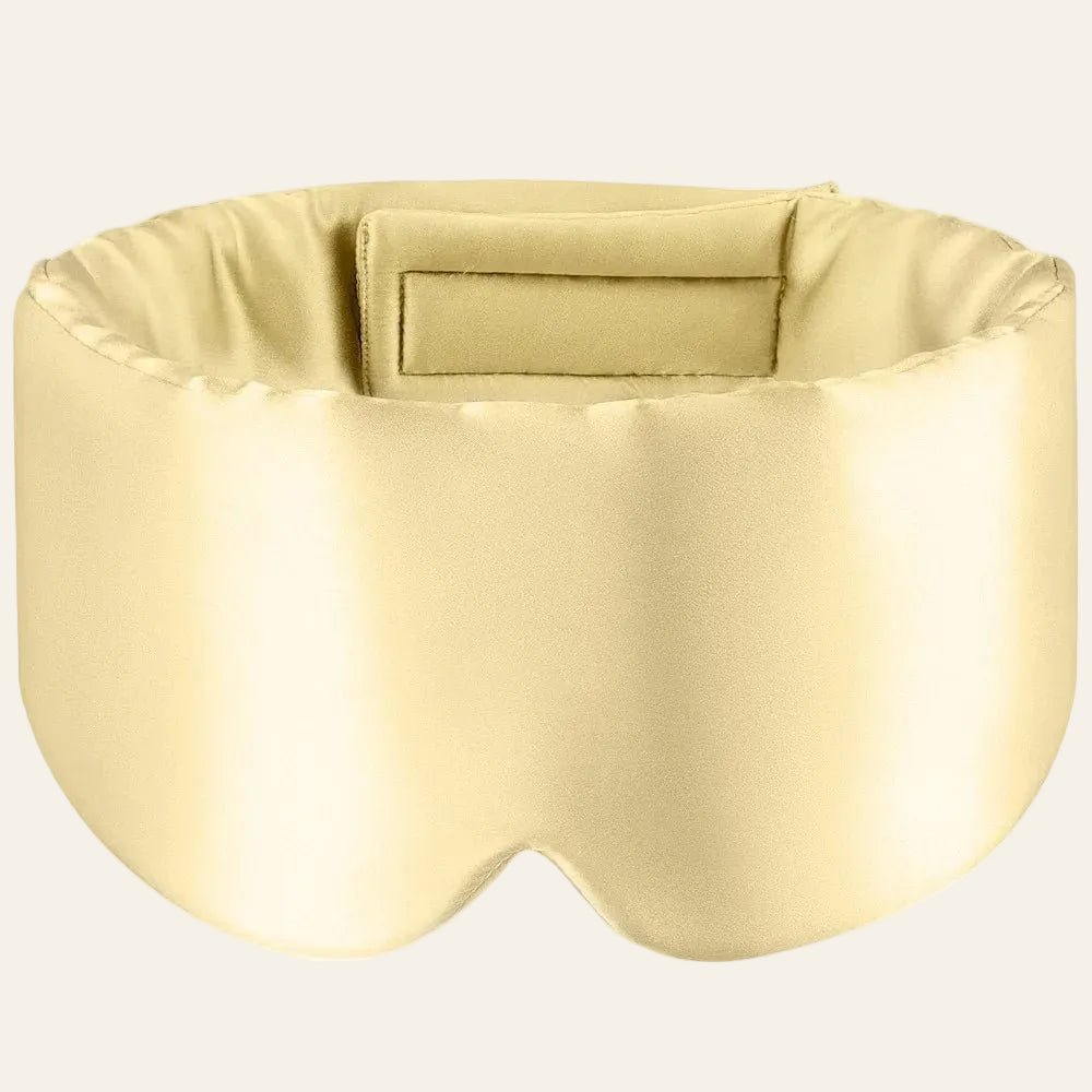 Masque Lunara soie beige naturel — doux sur la peau, idéal peaux sensibles