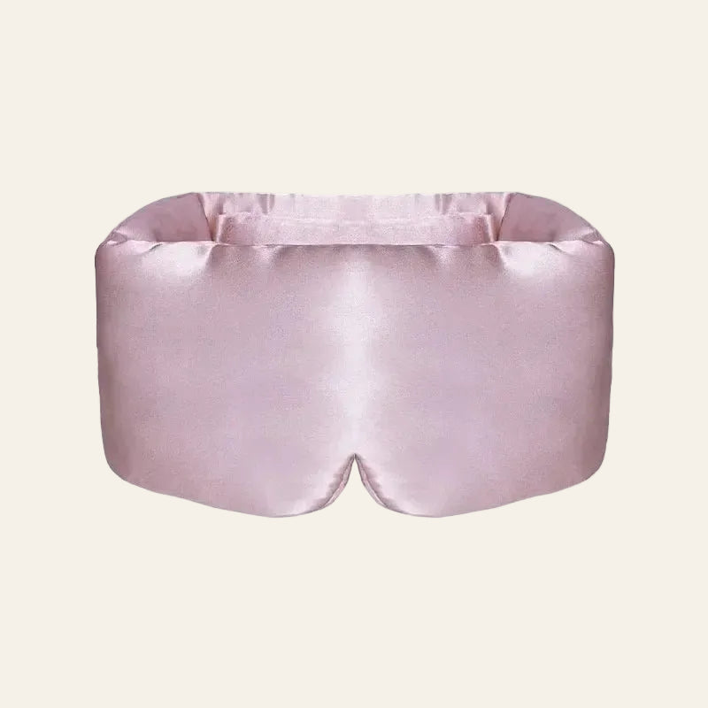 Masque Lunara soie rose poudré — douceur soyeuse et soin du contour des yeux